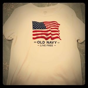 Old Navy American Flag Shirt